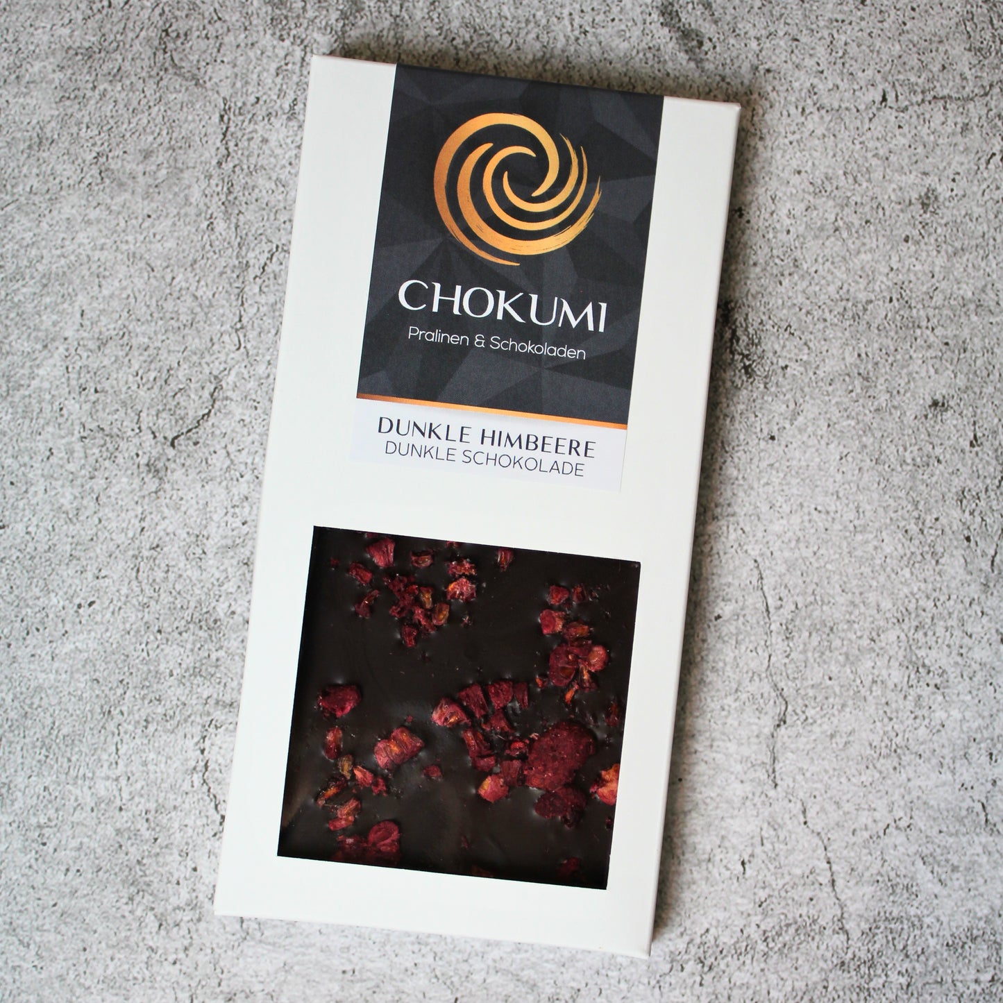 Chokumi Schokolade Dunkle Himbeere