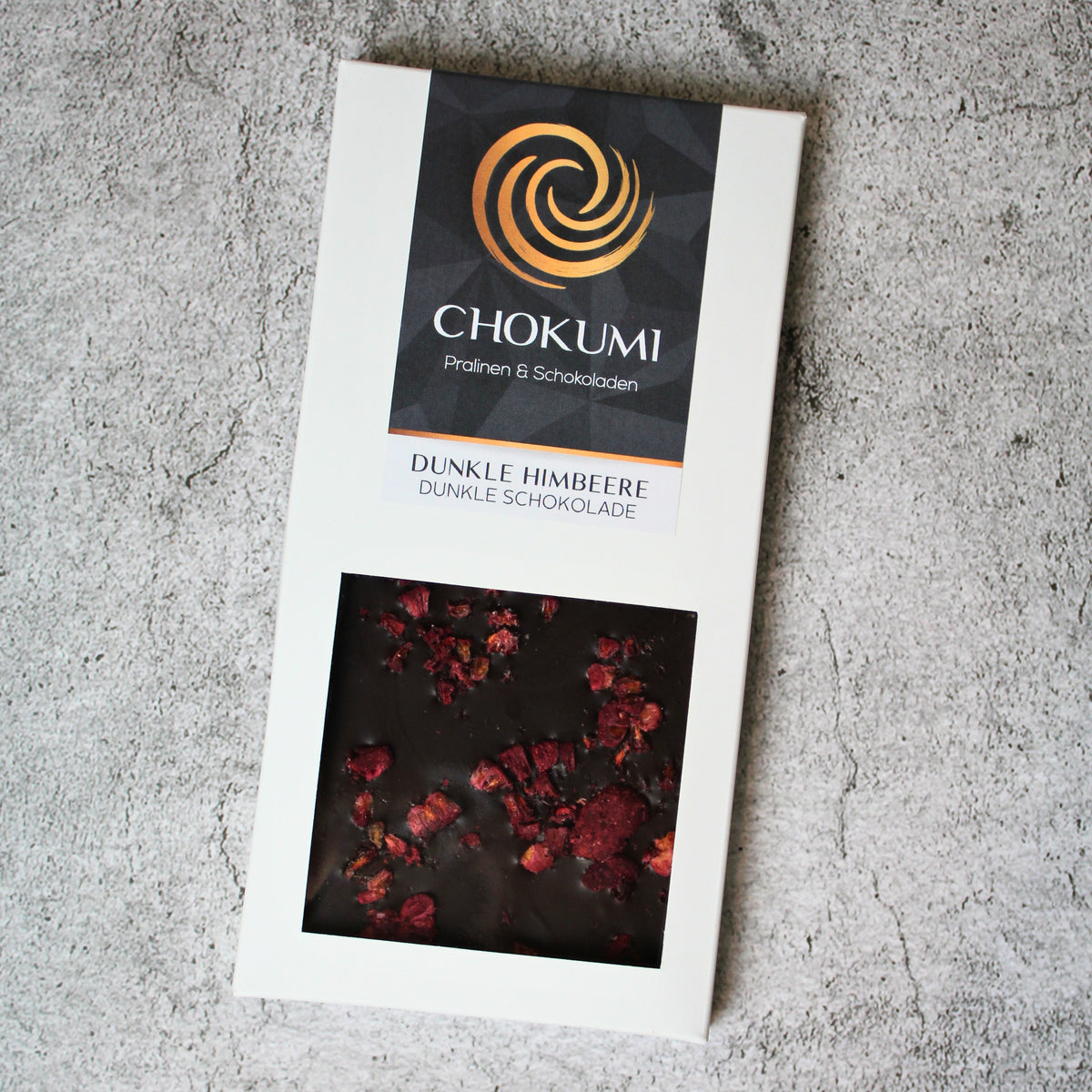 Chokumi Schokolade Dunkle Himbeere