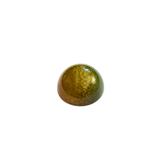 Limettenkaramell in dunler Schokolade - eine fruchtige Praline
